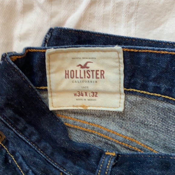 Hollister button front jeans dark navy - Picture 2 of 4
